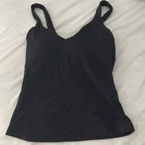 lululemon black aligned tank